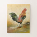 Search for rooster puzzles Rustic