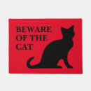 Search for beware of cat doormats Cute
