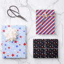 Search for red star wrapping paper Blue