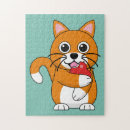 Search for cute ginger cat puzzles Kitten