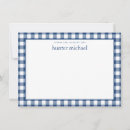 Search for baby boy note cards Plaid