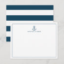 Search for anchor note cards Navy blue