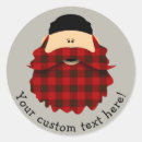 Search for bearded stickers Red