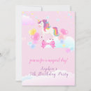 Search for flying birthday invitations Rainbow