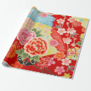 Search for red floral wrapping paper Pattern