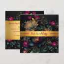 Search for fuchsia and gold wedding invitations Floral