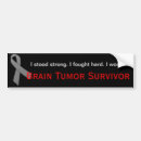 Search for brain bumper stickers Survivor