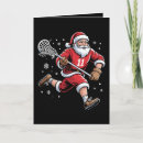 Search for lacrosse christmas cards Santa