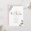 Search for rabbit baby girl shower invitations Easter