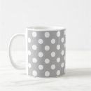 Search for grey polka dot mugs White polka dots