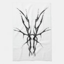 Search for skull tea towels Black and white
