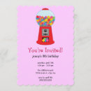 Search for bubble gum invitations Adorable