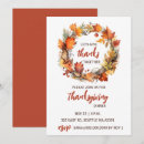 Search for autumn wreath invitations Orange
