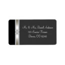 Search for silver graduation return address labels Chic