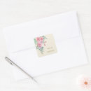 Search for pink floral wedding stickers Classic timeless typography