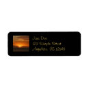 Search for orange sunset return address labels Sea