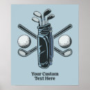 Search for golf clubs posters Illustration