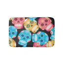 Search for sugar skull bath mats Halloween