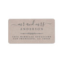 Search for kraft paper return address labels Simple