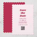 Search for retro wedding save the dates Pink