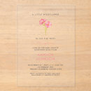 Search for acrylic baby shower invitations A little wildflower