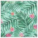 Search for palm leaves fabric Green