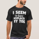 Search for misplaced tshirts Toe