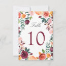 Search for burgundy and blush table cards Pink