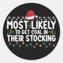 Search for coal stickers Xmas