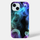 Search for blue smoke iphone cases Black