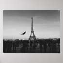 Search for black and white eiffel tower posters Europe
