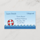 Search for pool lifeguard business cards Blue