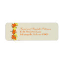 Search for autumn leaves return address labels Simple