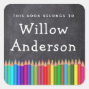 Search for chalkboard bookplates Cute