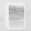 Search for grey bridal shower invitations Stylish