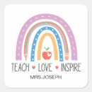 Search for teacher inspiration stickers Rainbow