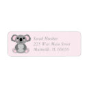 Search for koala bear return address labels Adorable