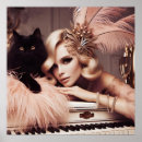 Search for art deco animal posters Cat