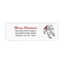 Search for goat return address labels Xmas