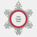 Search for silver frame christmas tree decorations Snowflake