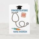 Search for nurse graduate congratulations cards Stethoscope