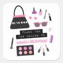 Search for makeup birthday stickers Thank you