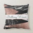 Search for black marble cushions Triangles