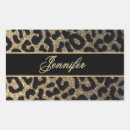 Search for blue leopard stickers Glitter