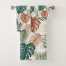 Search for tropical bath towels Greenery