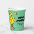 Search for big bird paper cups Big birds cousin