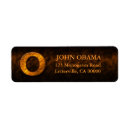 Search for monogram o return address labels Elegant