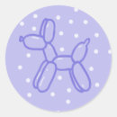 Search for round dog stickers Purple
