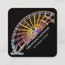 Search for amusing business cards Ferris wheel