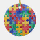 Search for puzzle christmas tree decorations Blue